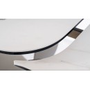 Стол обеденный SIGNAL INFINITY Ceramic Amber Bianco белый/коричневый 160-240/95